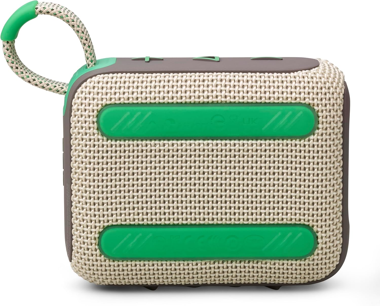 JBL GO 4 Bluetooth Speaker, USB-C Charging, IP67 Dustproof and Waterproof, App Compatible, Passive Radiator, Portable, Wimbledon Green JBLGO4SAND