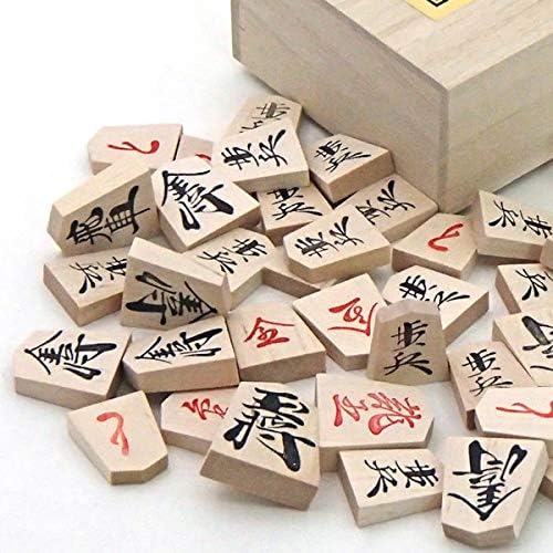 Convenient Folding Shogi Set with Lightweight Wooden Pieces! New Katagui 5号 Folding Shogi Set (Wooden Pieces Made of Excellent Oak)