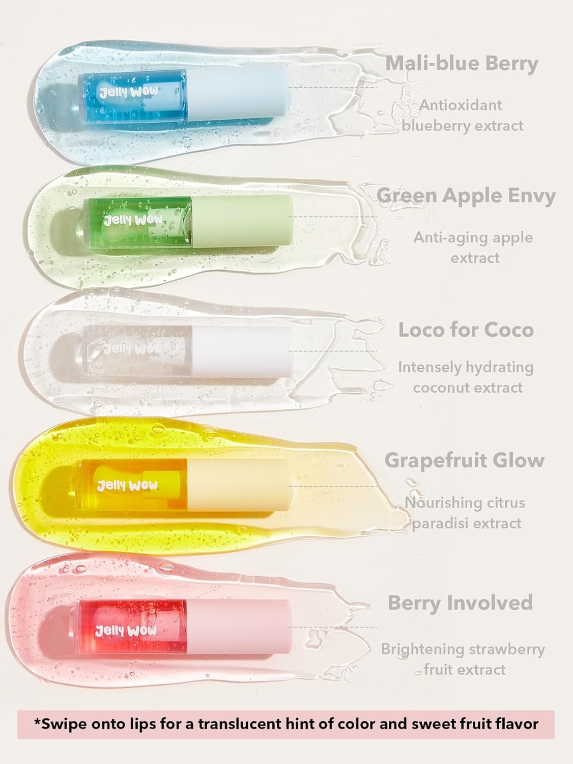 SHEGLAM Jelly Wow Hydrating Lip Oil - Berry Involved