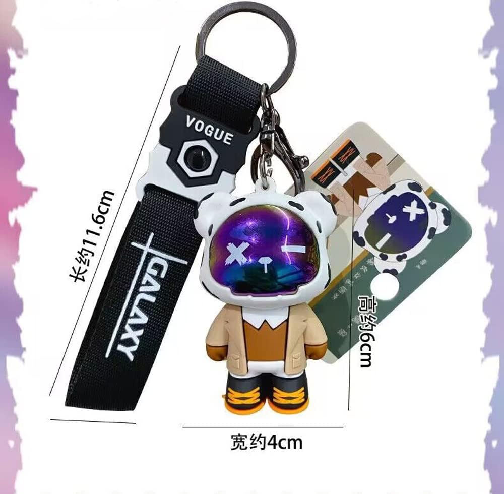 [AIXAUN] Trendy Cool Lightning Keychain Unique Bag Strap Women's Delicate Keychain Cartoon Men's Car Keychain (Type 1)
