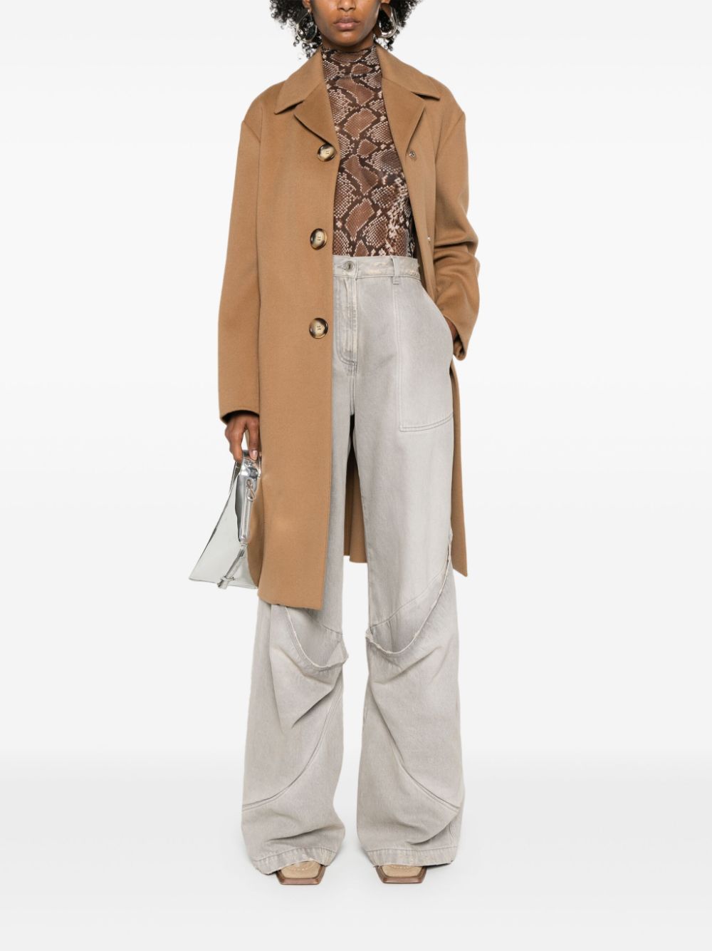 Sportmax SportMax Pre Wool Midi Coat - Image 5