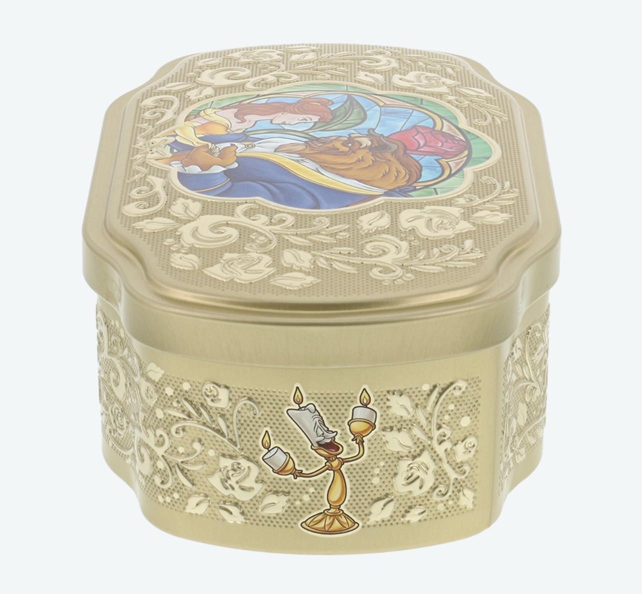 [Tokyo Disney Resort Limited] Beauty and the Beast (Belle) TDDR Canned Roll Cookies, Popular, Sweets, Souvenirs, Present, Disney Goods (1 Piece)