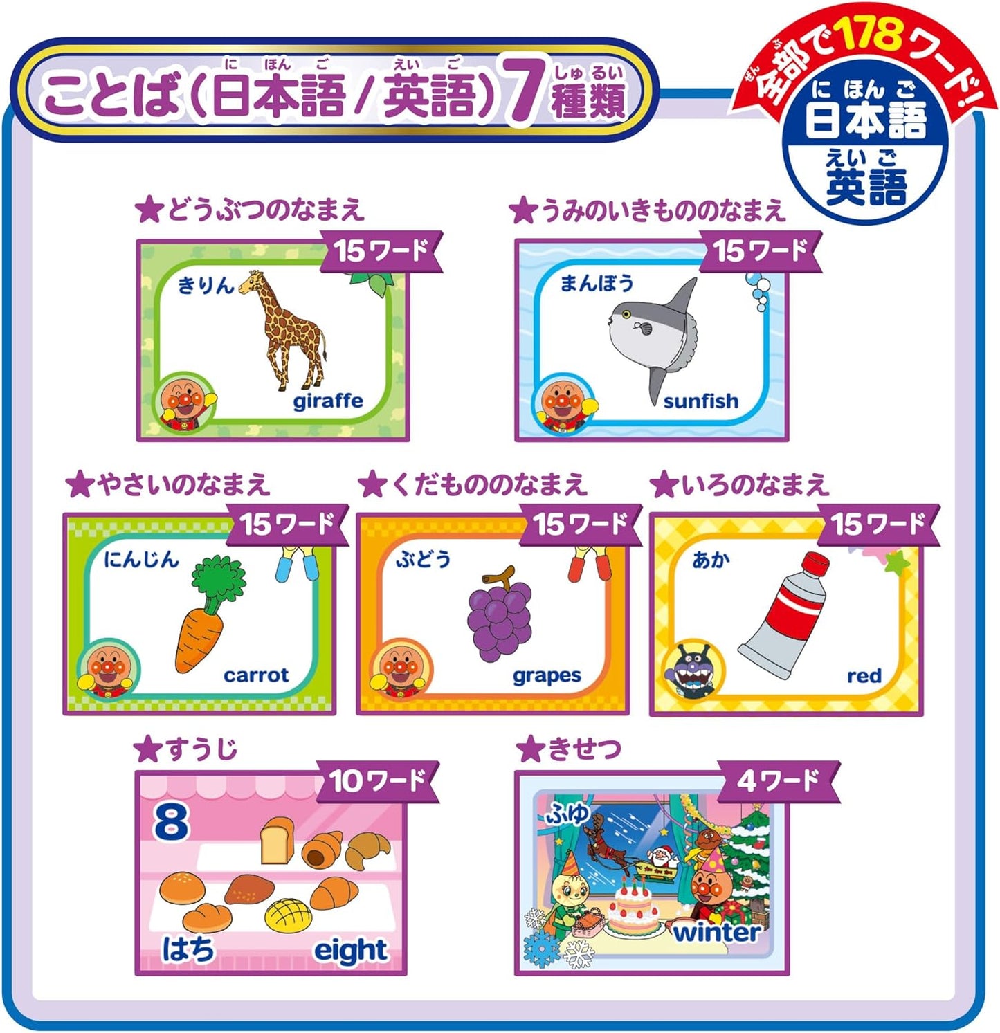 SEGA FAVE Moving Picture Book Projector DreamSwitch ANPANMAN Dream Switch Anpanman