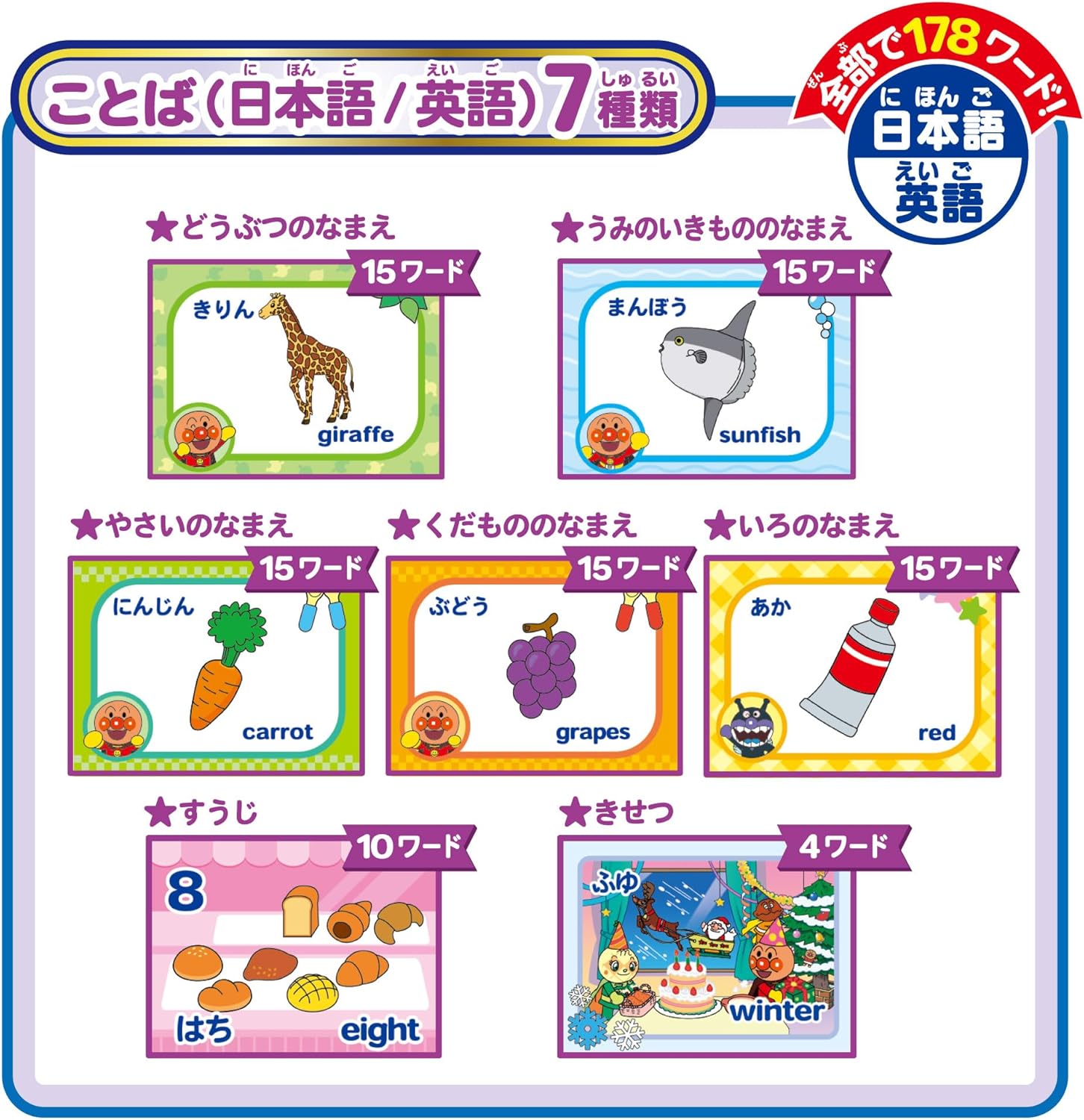 SEGA FAVE Moving Picture Book Projector DreamSwitch ANPANMAN Dream Switch Anpanman