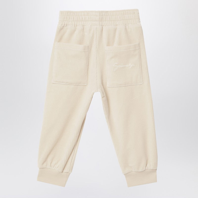 Givenchy Givenchy White Velvet Sweatpants - Image 5