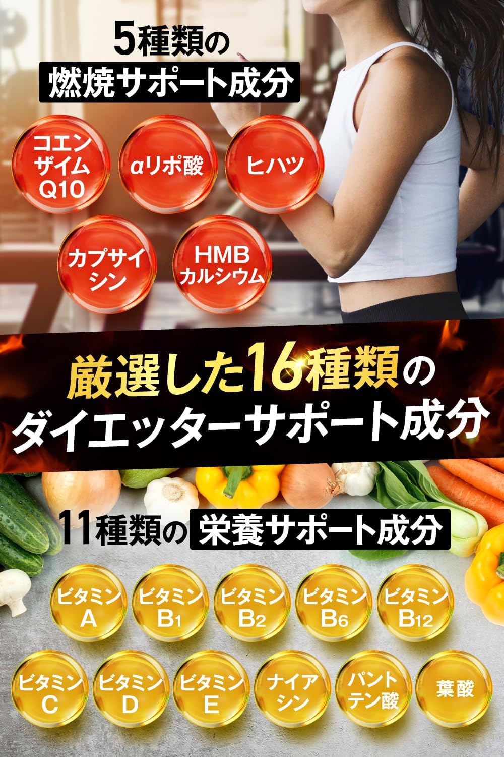 【Physician-Supervised】 JAKS Carnitine 23,000 mg, 767 mg per day, Diet, 180 Particles, Approximately 30 Days Supply, PREMIUM 25 Powerful Support Ingredients, EAA 9 Essential Amino Acids, HMB, Capsaicin