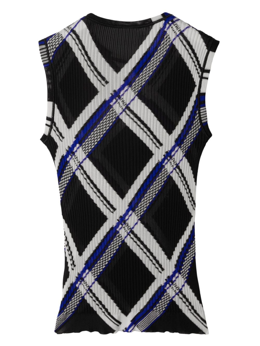 Burberry バーバリーチェックシルクトップ - Image 5