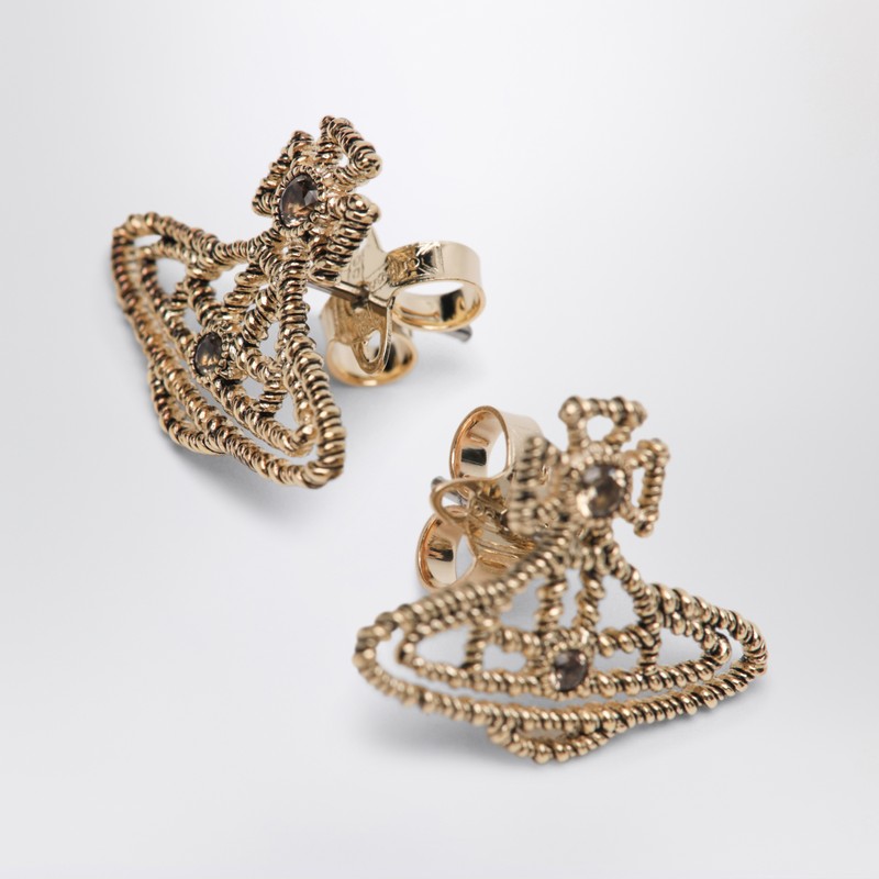 Vivienne Vivienne Westwood Gold Orbロゴイヤリング - Image 5