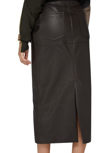 MOSCHINO レザースカート - Image 5