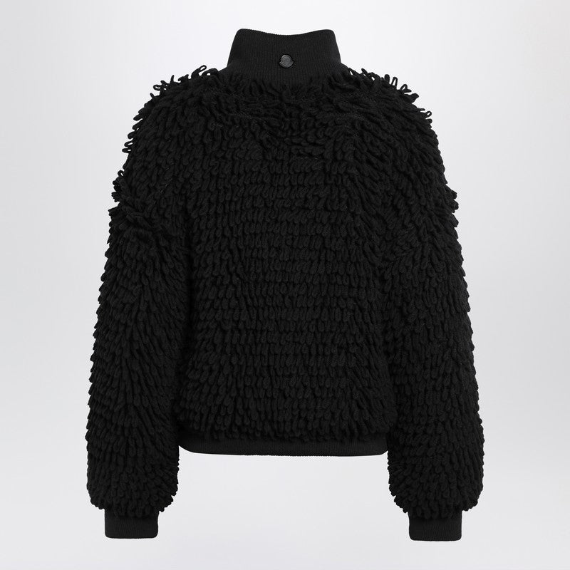 Moncler モンクラーxエドワードエンニンフルブラックウールブレンドカーディガン - Image 5