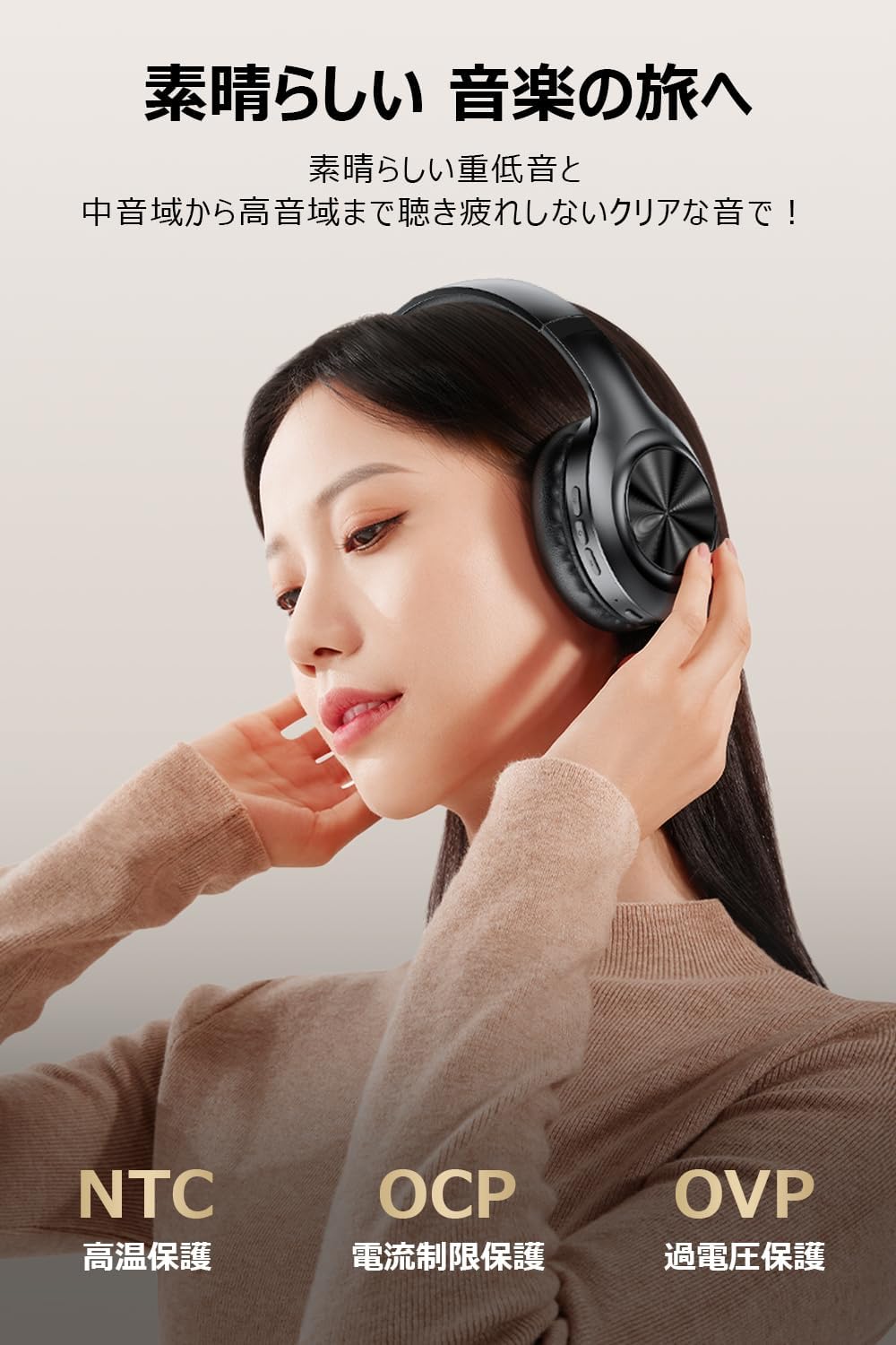 2026 Latest Bluetooth 5.4 Headphones, Bluetooth Wireless Headphones, ANC Noise Cancelling, Up to 60 Hours of Playtime, 3EQ Mode, Over-Ear Headphones, Dual Wired Wireless, Built-in Mic, 3.5 mm Cable