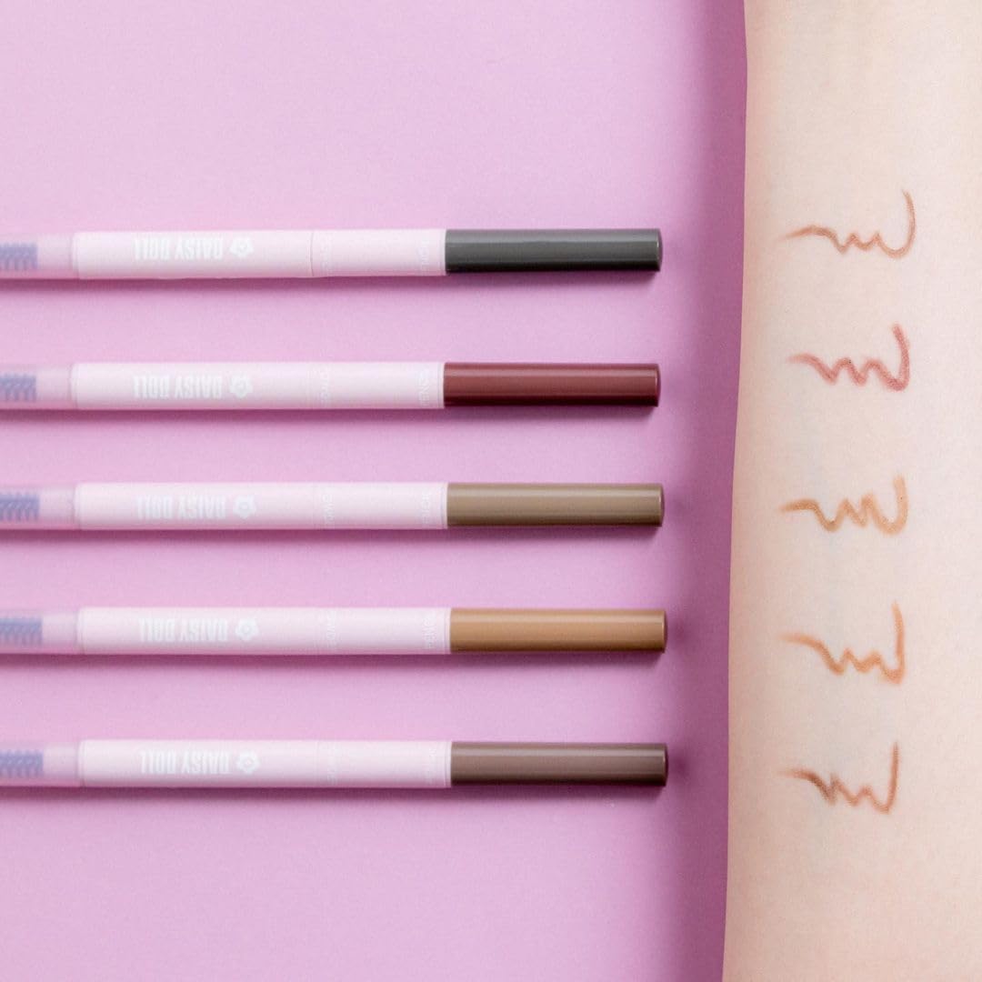 DAISY DOLL by MARY QUANT Blow Liner BR-01 Camel Brown 0.02 oz (0.4 g) Pencil x Powder x Brush 3-Way