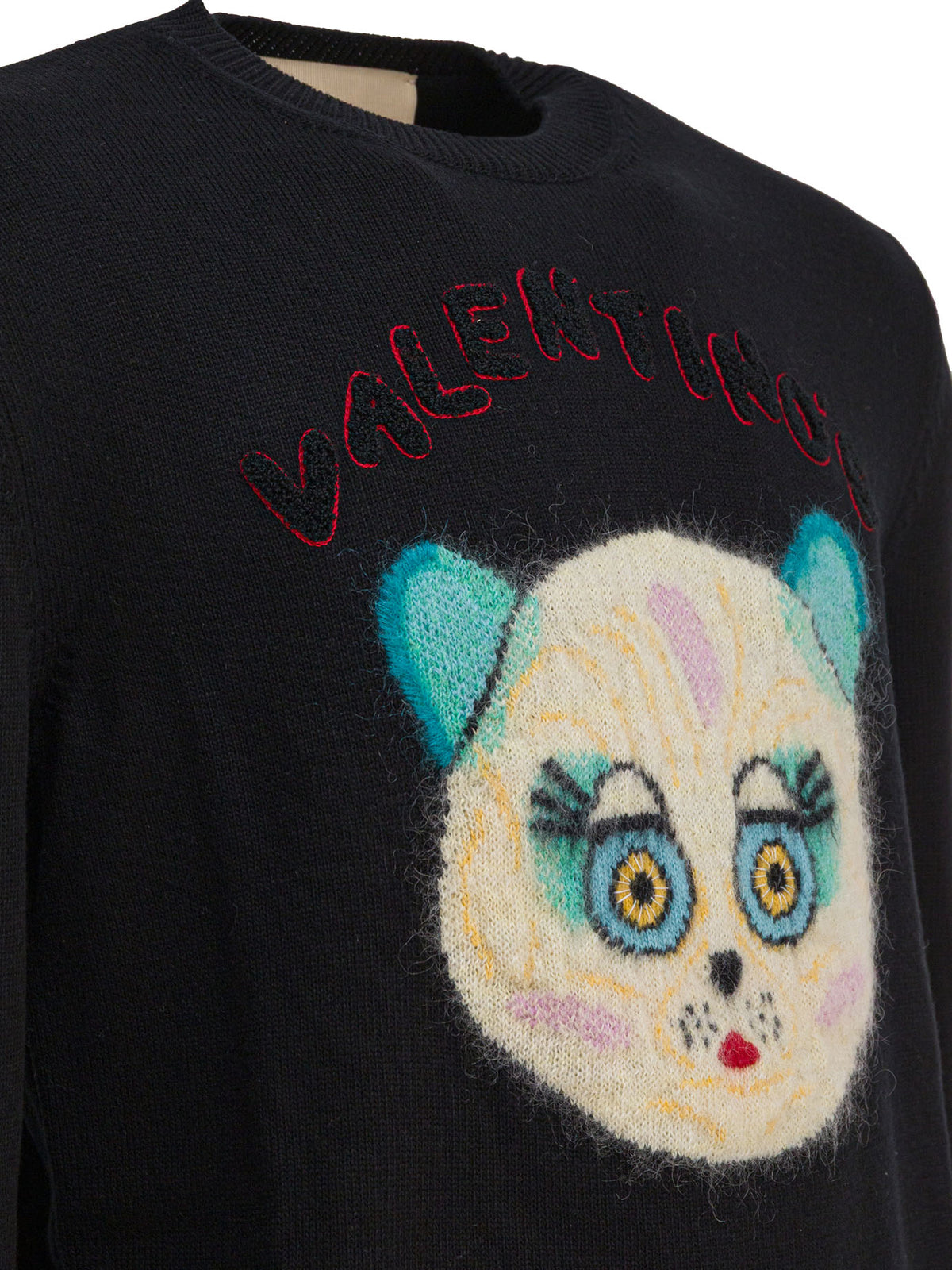 Valentino ヴァレンティノ「Le Chat De La Maison」クルーネック セーター - Image 5