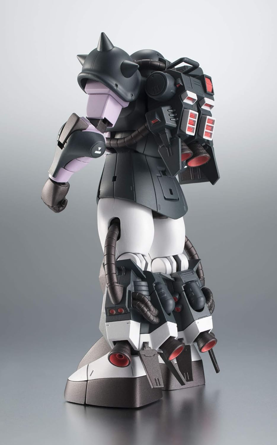 ROBOT Tamashii MS-06R1A Mobile Gundam Suit (SIDE MS) Highly Functional Zaku II Ver. A.N.I.M.E. Black Tri-Stars Approximately 4.9 inches (125 mm), ABS & PVC, Pre-painted, Action Figure