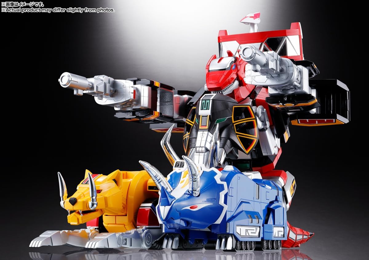 TAMASHII NATIONS Soul of Chogokin Dinosaur Squadron Beast Rangers Emperor Beast God GX-72 Great Beast God & GX-78 Dragon Scissor Approximately 10.2 inches (260 mm) ABS & PVC & Diecast Painted Action