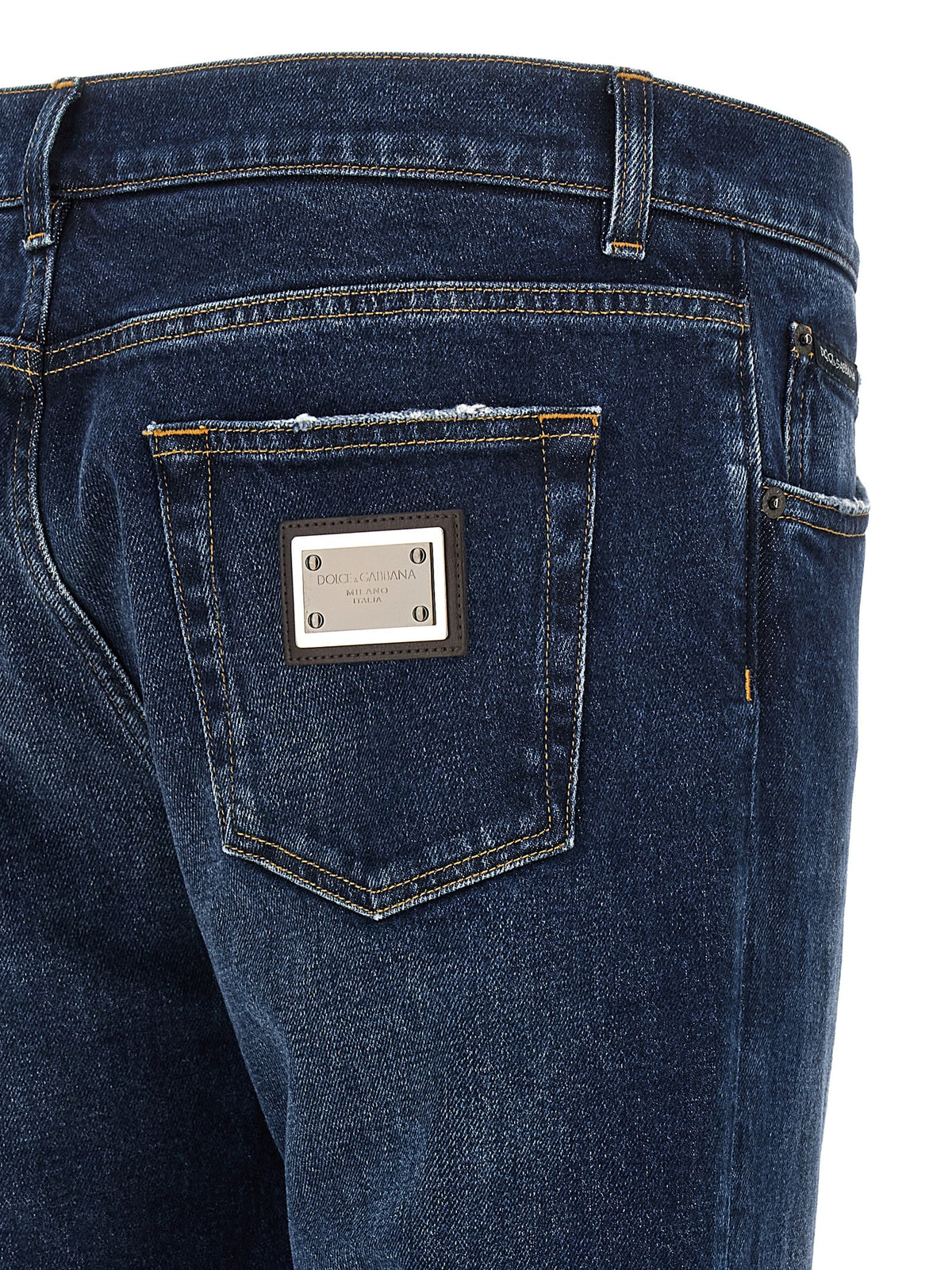 Dolce Dolce＆Gabbana Logo Plaque Jeans - Image 5