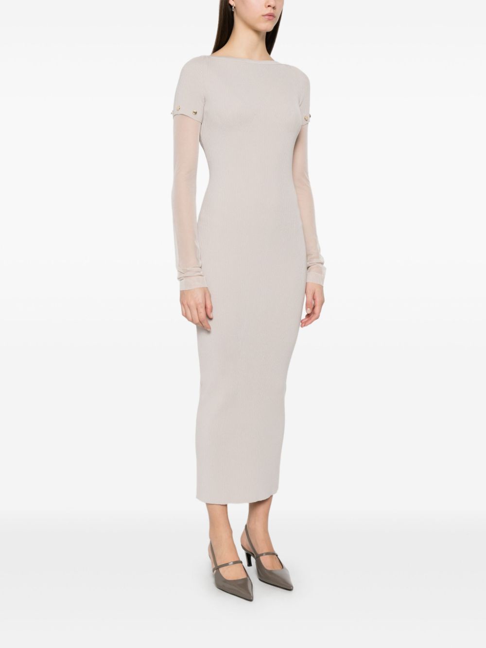 Sportmax SportMaxはプリニットロングドレス - Image 5