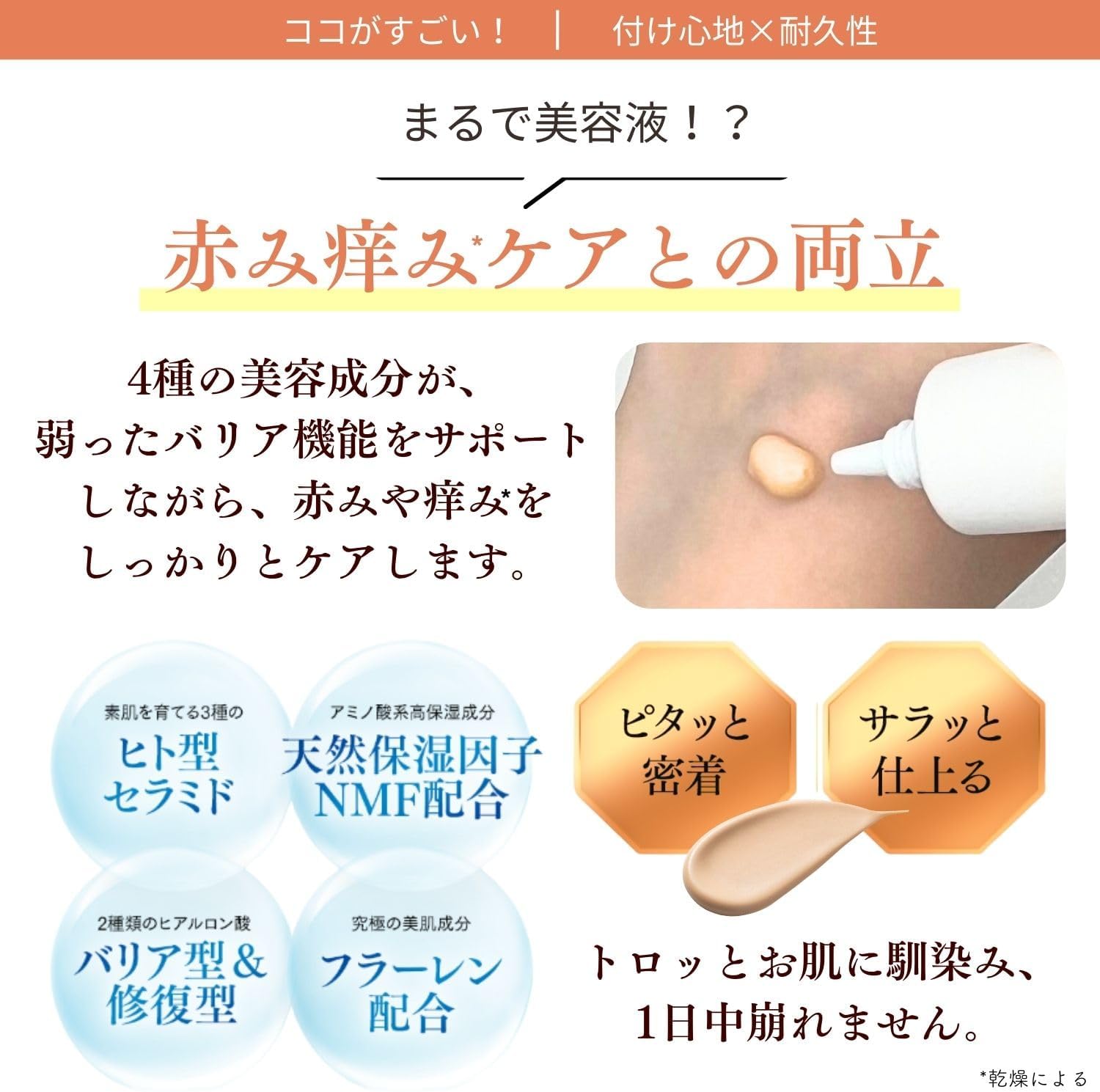 Dr. Re9 Creture Lamelage UV Protection Base for Sensitive Skin (SPF50+PA++++, Soap-off, Non-Chemical, Sebum Adsorption) Natural Color for Cleaning, Skin Tones and Skin Friendly UV Makeup Base (1