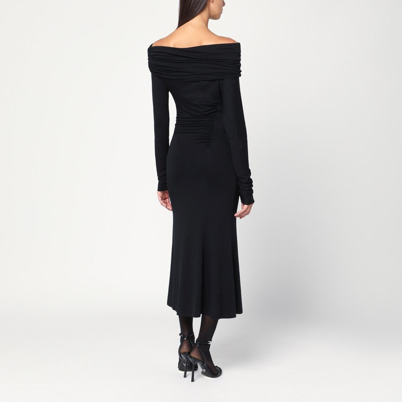 The The Andamane Black Zoe Midi Dress - Image 5