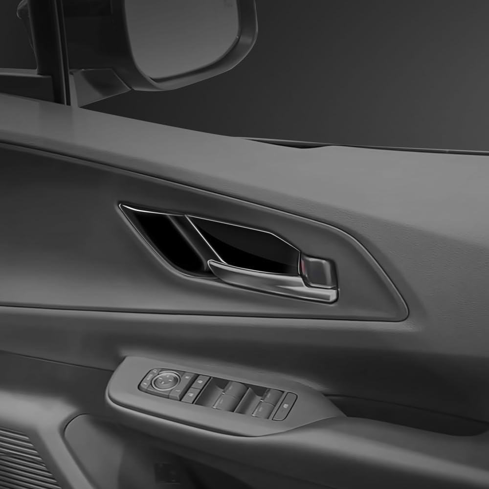 [GIKAKU] Toyota Prius 60 Series Exclusive Accessory Parts Inside Handle Panel Inner Door Bowl Cover PRIUS 60 Series Inner Door Handle Panel Interior Panel Dress Up Interior Parts Garnish (Piano Black)