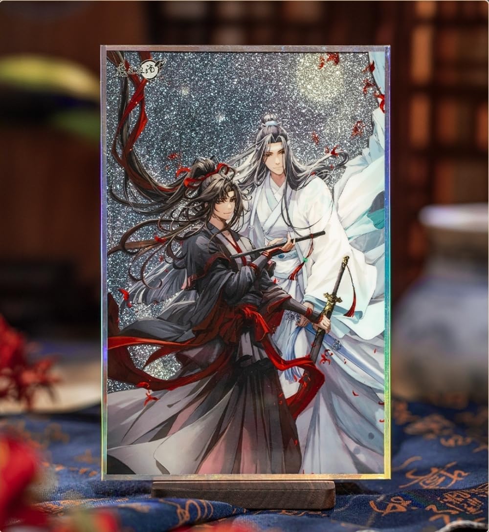 "Magesoshi" Geki Muenyi & Indigo Forget All In Set Can Badge Acrylic Colored Paper Anime Area Official Goods