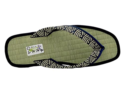 Daimei Shokai Men's Nose Strap Tatami Folding Japanese Pattern Japanese Style Sandals