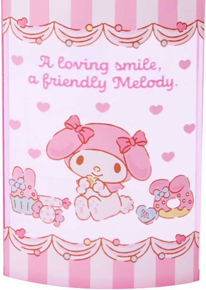 Sanrio 213136 My Melody Pen Stand, Pink, Plastic, 360 Degree Rotation, Rotating Pen Stand, Pen Holder, Cosmetics, Makeup Brush, Tulle, Pet Character