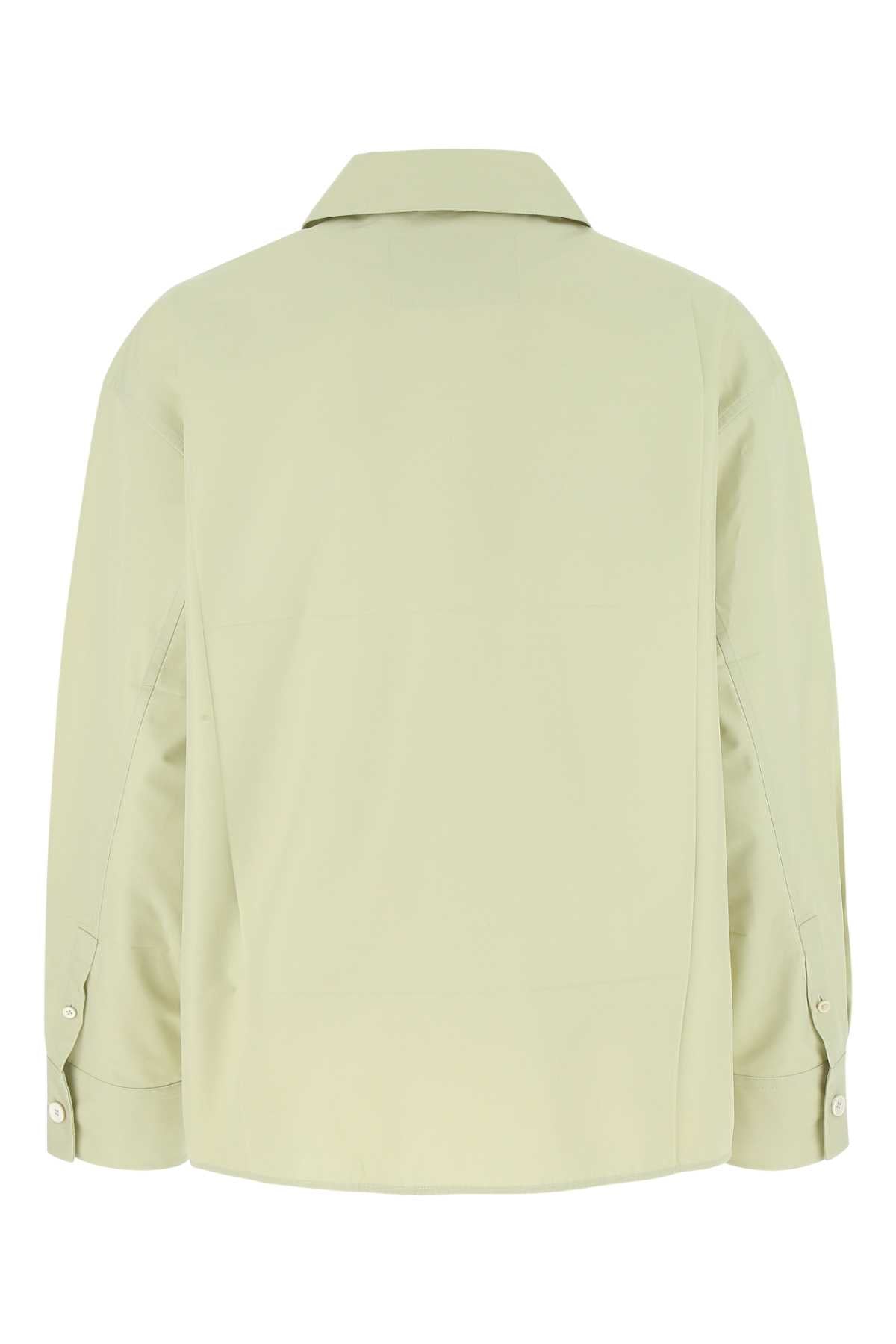 Jil ジルサンダーパステルグリーンポップリン特大シャツ - Image 5
