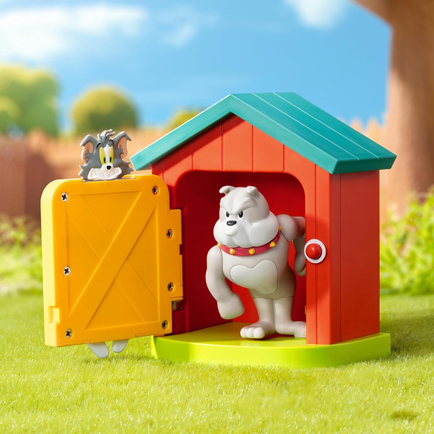 52TOYS x TOM and JERRY Poor TOM Series Movable Blind Box Spring Toy, Blind Box Trading Figure, Collectible Figure, Painted Toy Toy Toy for Cartoon Fans Kids Collectors Birthday Christmas Gift (1