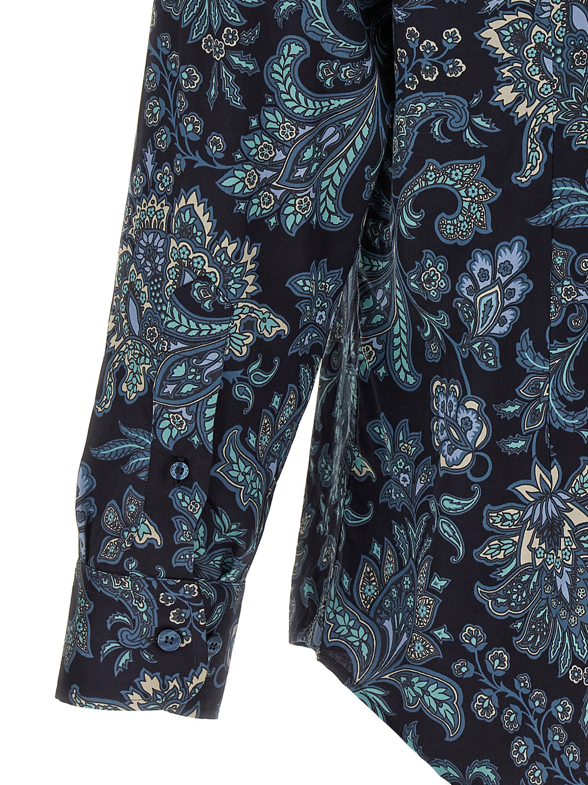 Etro エトロフローラルペイズリーコットンシャツ - Image 5