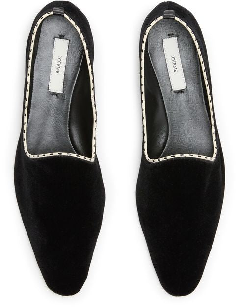 TOTEME Velvet venetian slippers - Image 5