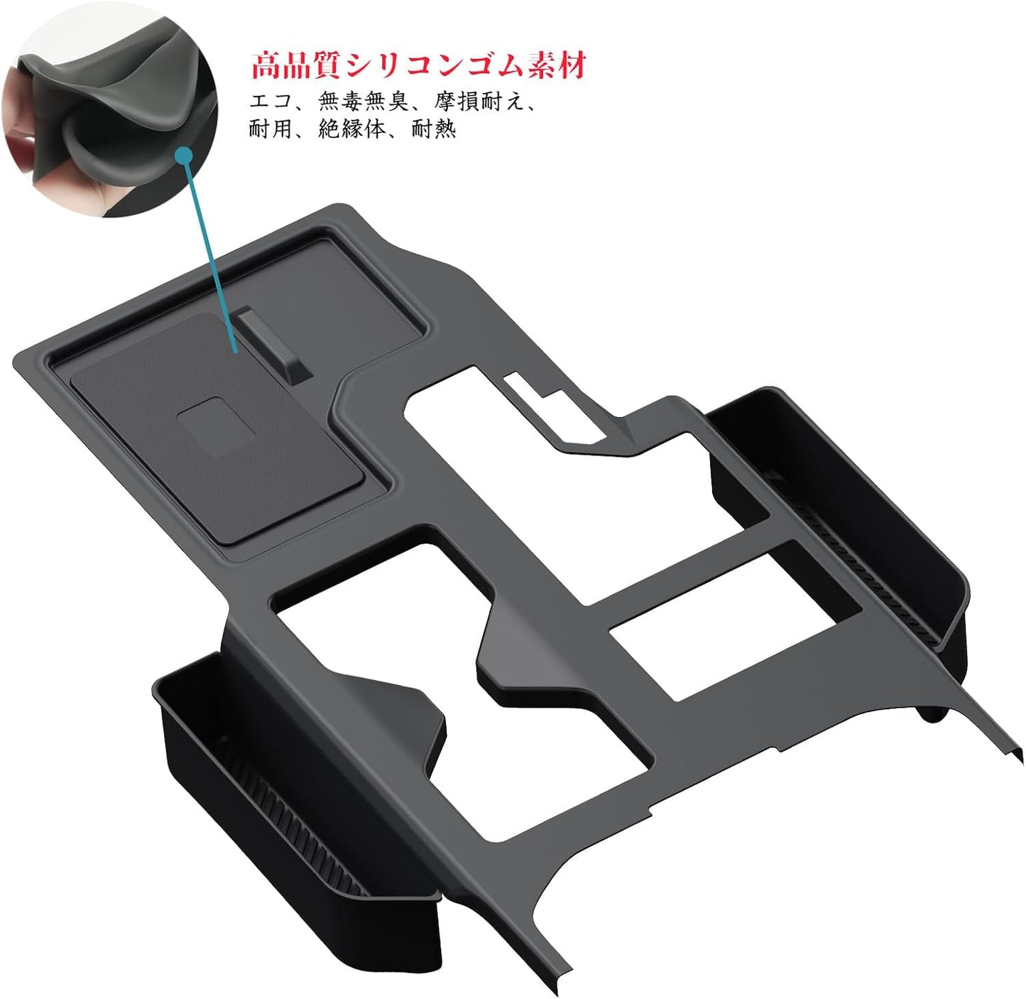 ruiya 2024 New Toyota Rankle 250 Center Console Box Console Box Console Tray Console Box Land Cruiser 250 Accessories Rankle 250 Accessories Storage Parts Car Storage Interior Tray Accessory Storage