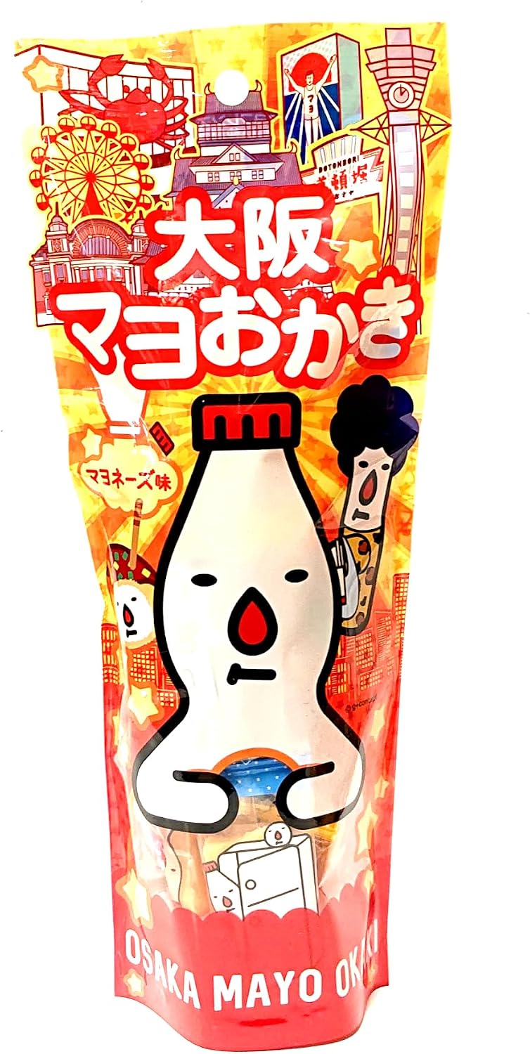 Osaka Mayo Okaki Mayonnaise Flavor, Individual Packaging (5 Bags)
