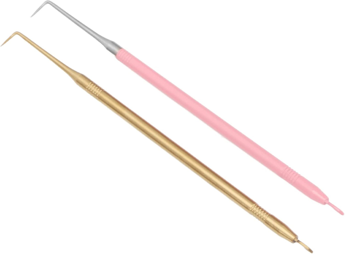 Eyelash Perm Lift Tool Eyelash Lift Perm Tool Double Ended Short Comb (Gold Pink)