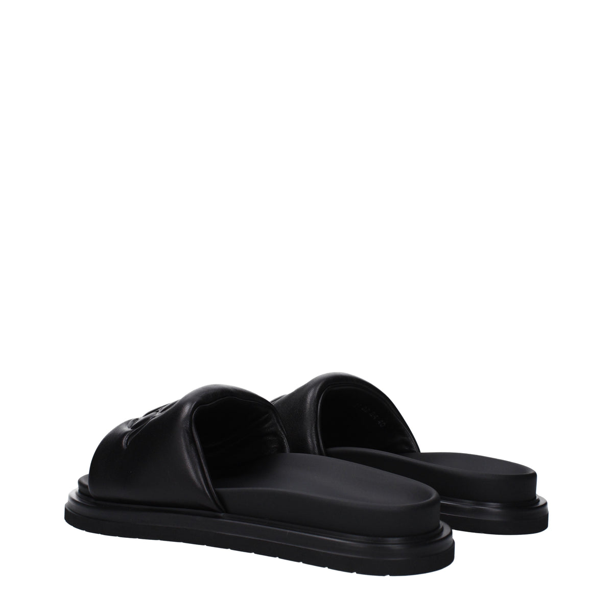 Dior クリスチャンディオールスリッパと蹄の男性革の黒 - Image 5