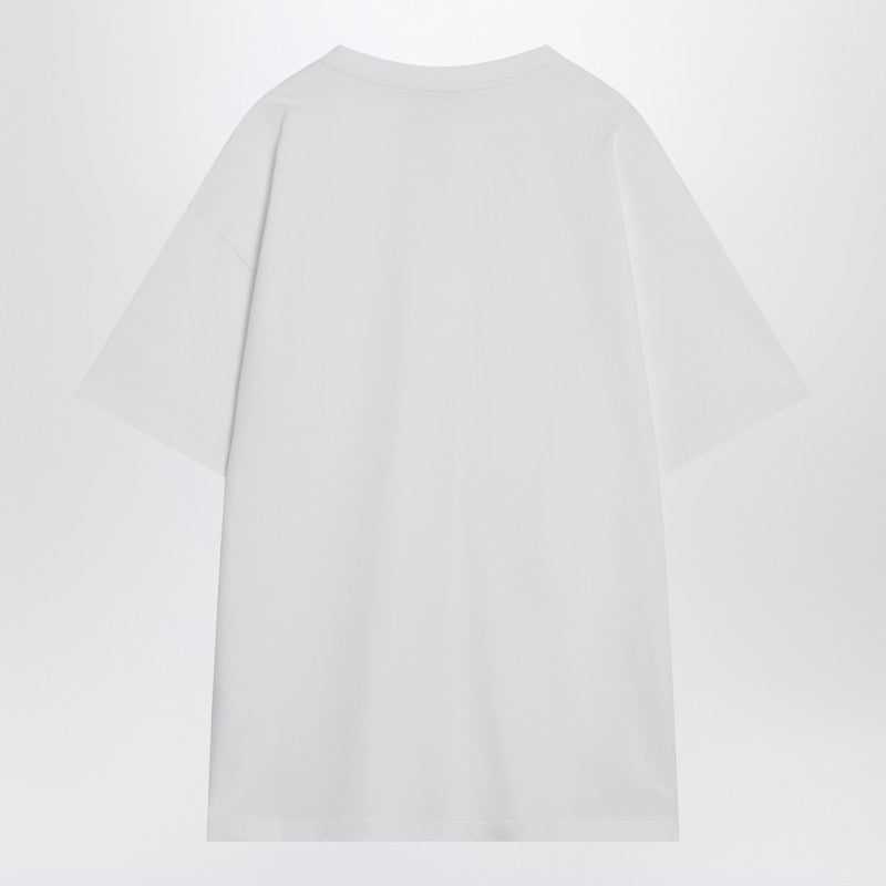 Givenchy Givenchy White Cotton T Shirt With Logo Patch - Image 5