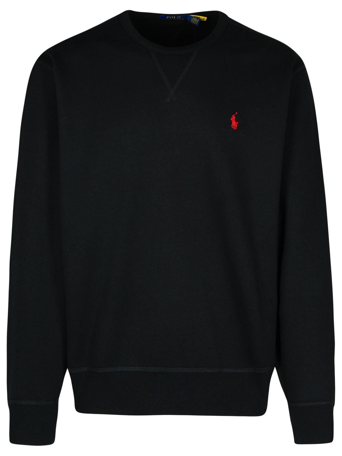 Polo ポロラルフローレンブラックコットンスウェットシャツ - Image 5