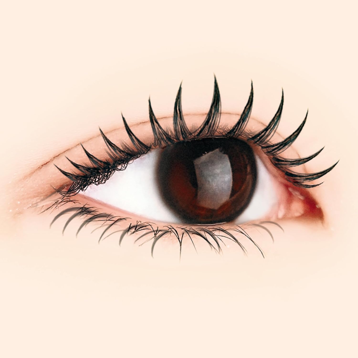 CANMAKE METAL LOOK MASCARA ~ VOLUME LOOK ~ V01 Black 4.0g Mascara Metal Comb Lashes Bunch Lashes Volume Type Curl Up Curl Keep