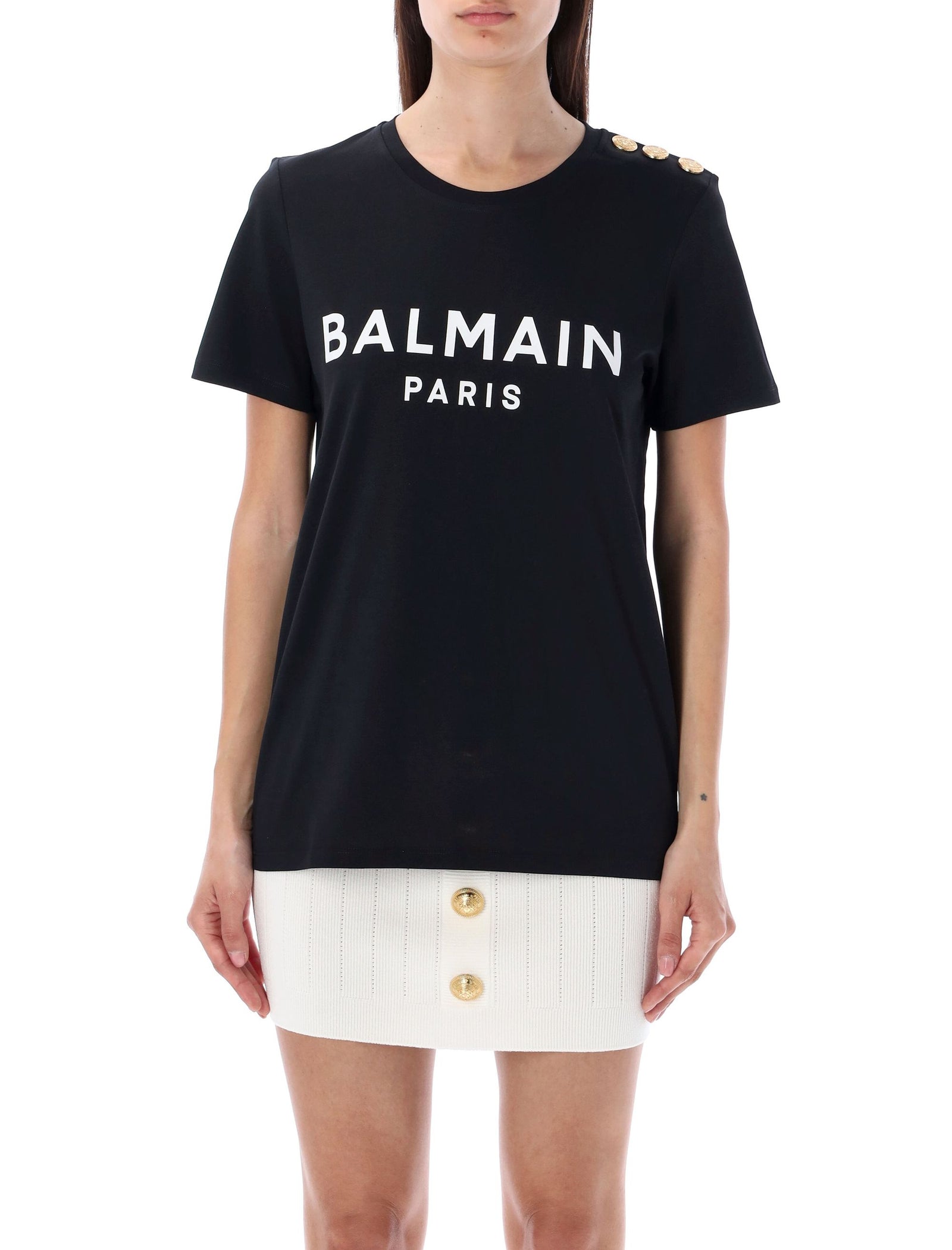 Balmain Tシャツとポロスブラック - Image 5
