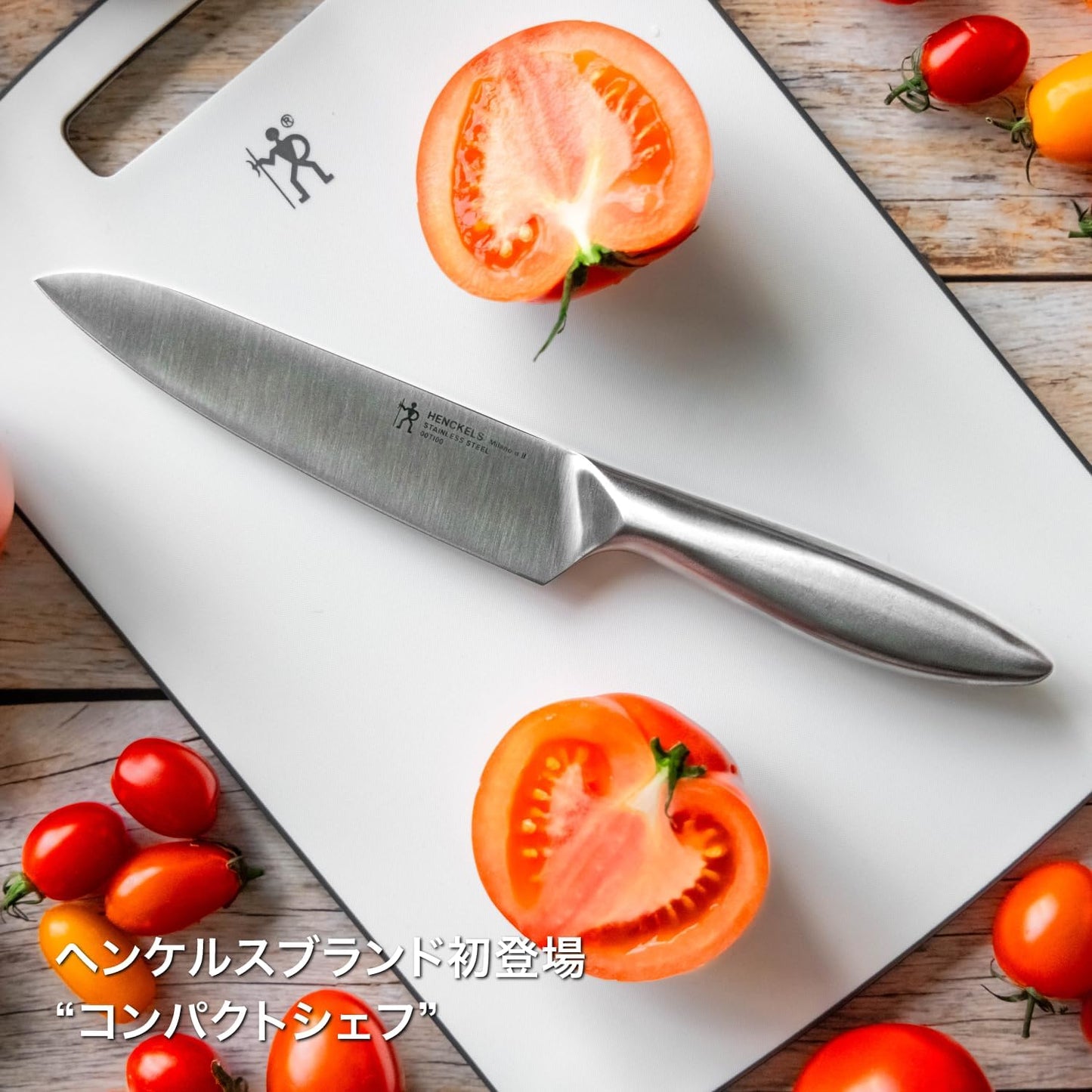 【限定】 Henckels Milano α II 165mm Santoku Knife, Stainless Steel, Dishwasher-Safe, Versatile for Vegetables, Meat, and Fish, Made in Japan, Genuine Japanese Product, Z1030-174