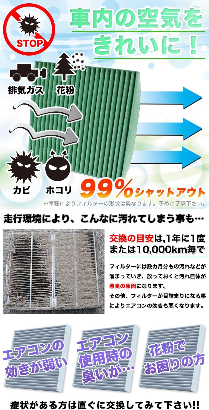 Air Conditioning Filter, 4 Layers, Air-11G, CX-5, KE, KF Series, Axela Sport, Axela Sedan, BM, Atenza Sedan, Atenza Wagon, GJ Series, ATENZA AXELA MAZDA FJ4946