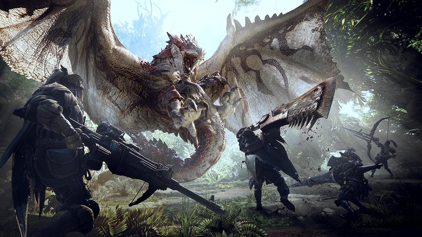 PS4 Monster Hunter: World (Includes "Origin Series" and "Tail Wind Stone" Product Code)