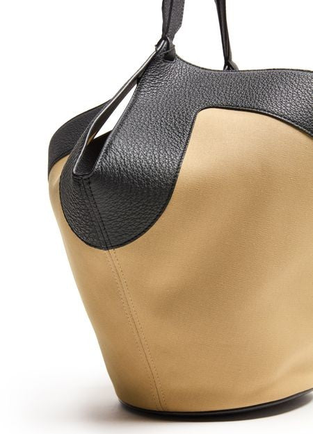 KHAITE Lotus small canvas tote bag - Image 6