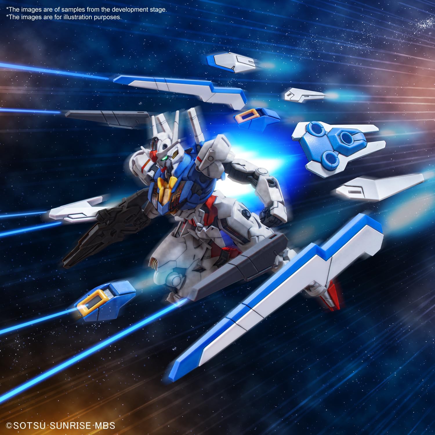Bandai Spirits HG Mobile Suit Gundam Witch of Mercury Gundam Aerial, 1/144 Scale, Color-Coded Plastic Model