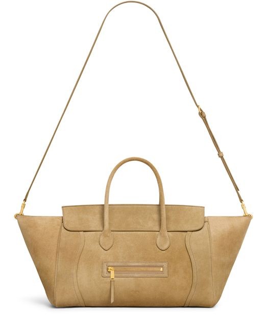 CELINE Medium new luggage in suede calfskin - Image 6