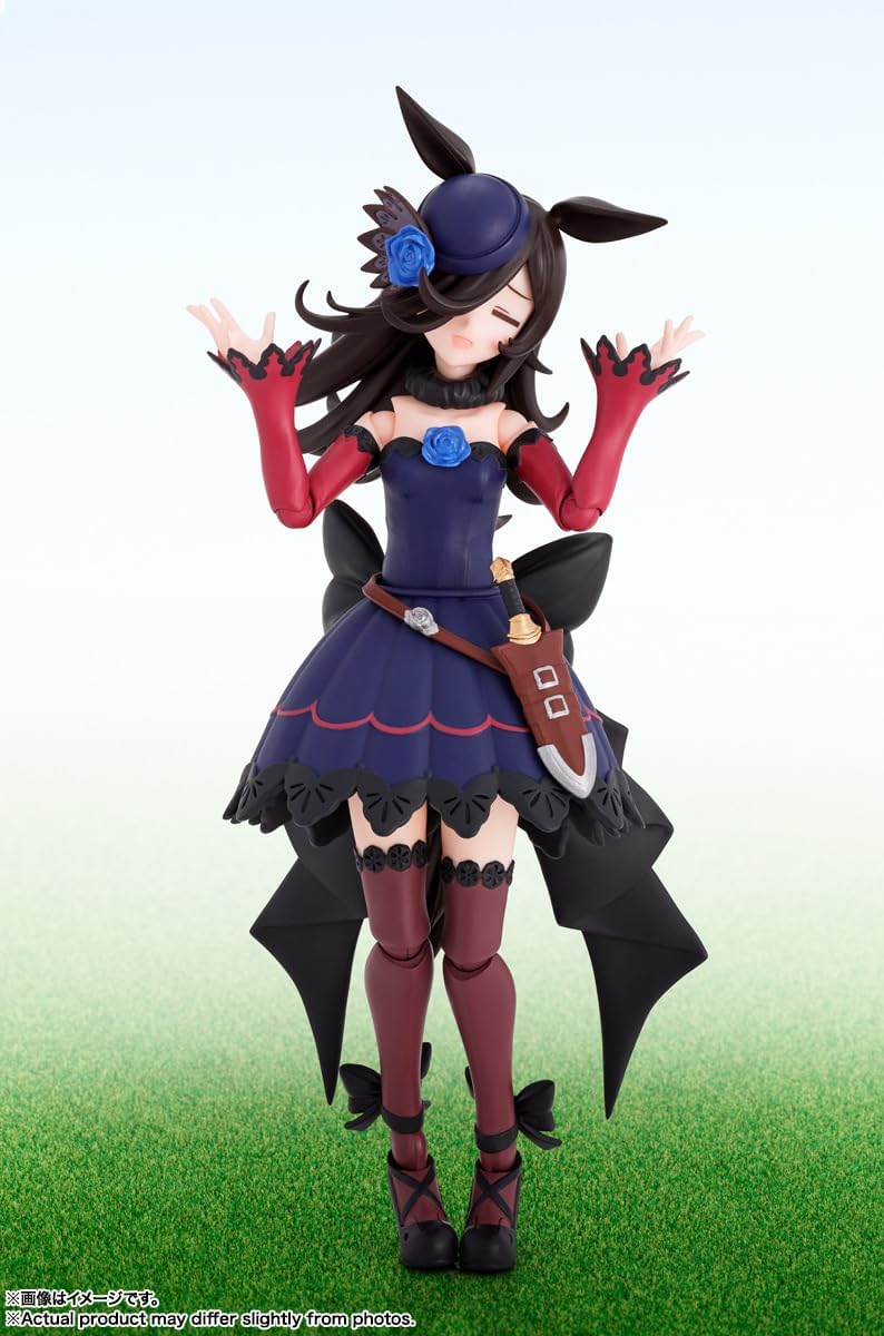 S.H. Figuarts Uma Musume Pretty Derby Rice Shower Special Edition, Approx. 4.9 inches (125 mm), PVC & ABS Pre-painted Action Figure