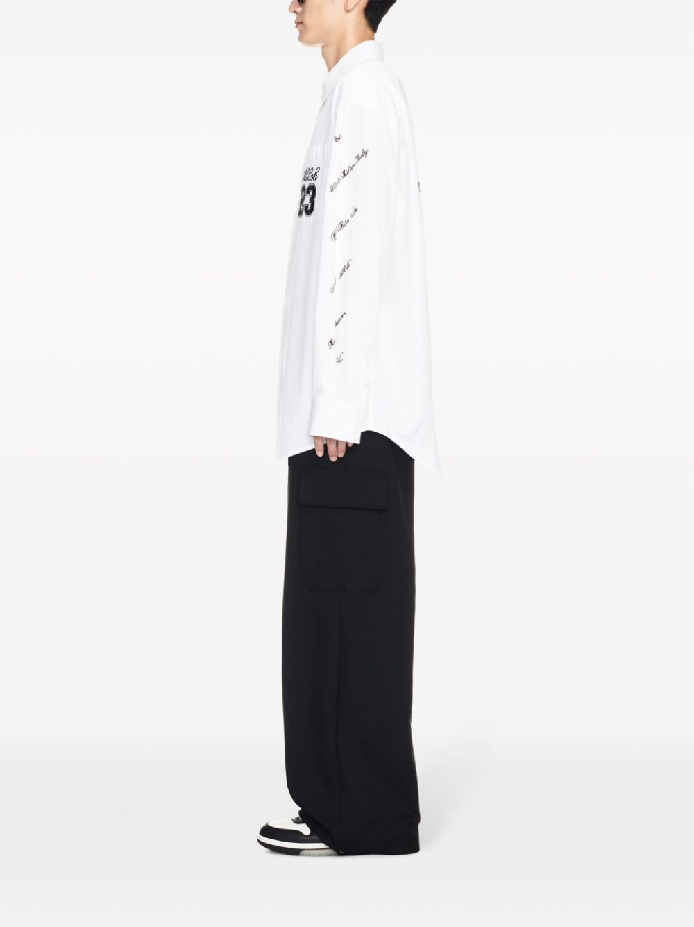 Off Off White Logo Cotton Overshirt - Image 6