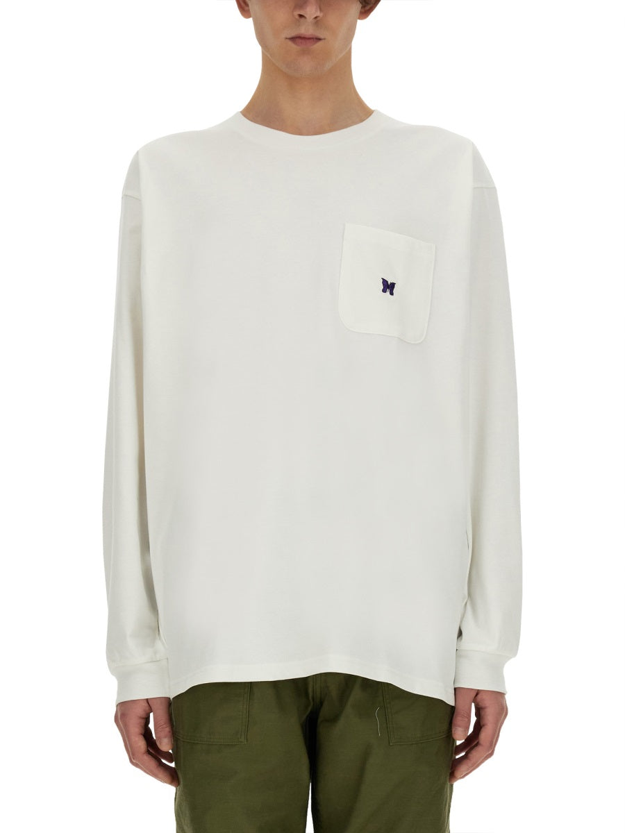 Needles ロゴ付きの針Tシャツ - Image 6