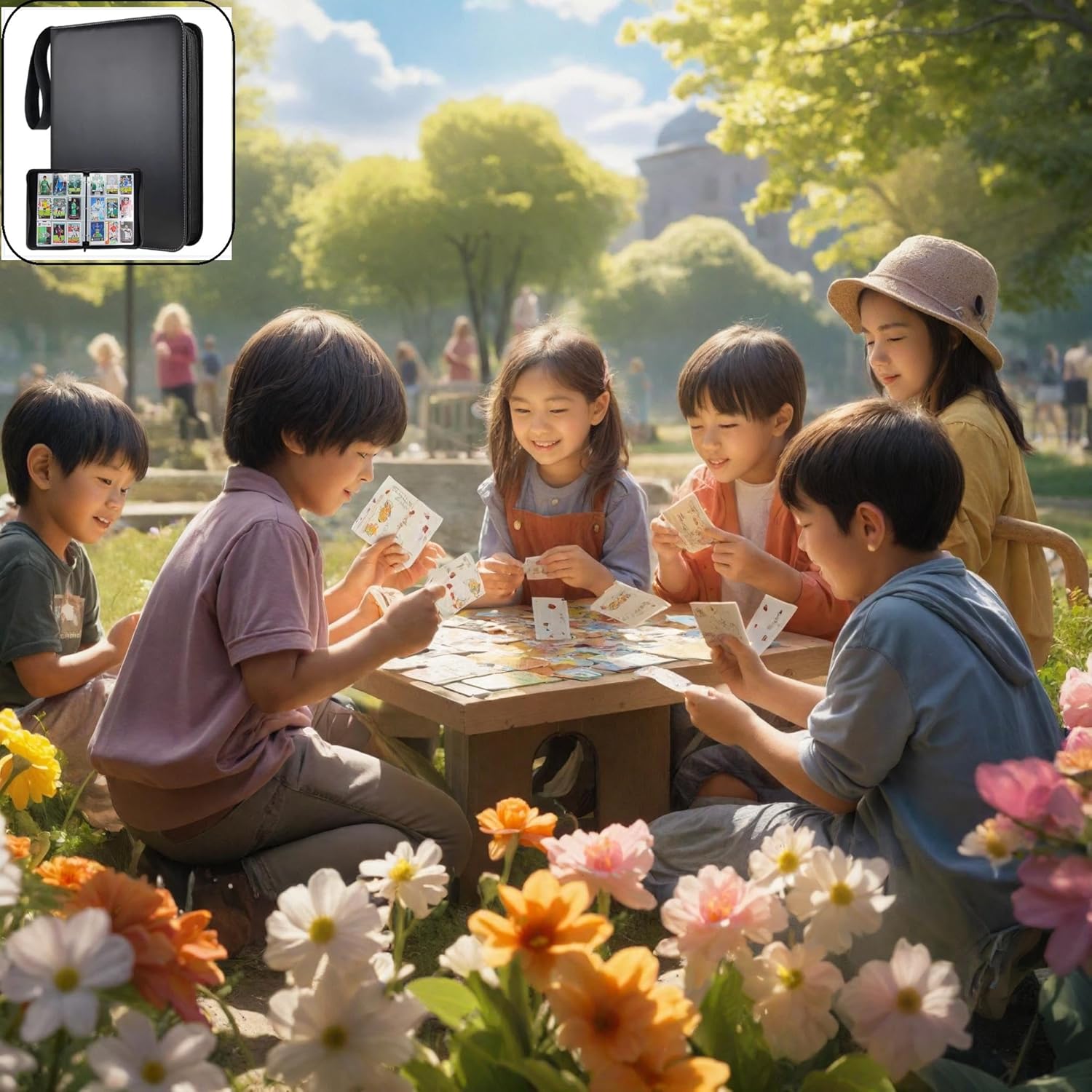 Card Storage 900 Sheets, 50 Pages, Card Case File, Card Storage Binder, Trading Card File, Trading Card Holder, Pokemon Card File Binder, Yu-Gi-Oh! Card File, Card Holder, Trading Card Holder, Trading