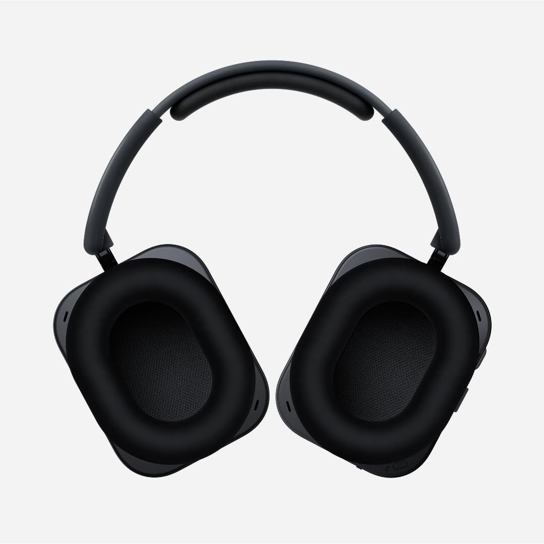 Nothing Headphone(1) Hybrid Active Noise Cancelling Headphones, Wireless Over-Ear Headphones with 6 Mics, Personalized Space Audio, Tuned by KEF, Up to 80 Hours Playback Bluetooth Headset Black